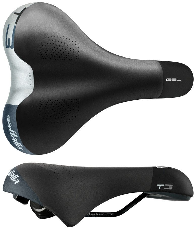 Siodło SELLE ITALIA SPORTOURING T 3 S (idmatch S1), Fec Alloy Rail, Light Gel, 492g (NEW 2025)