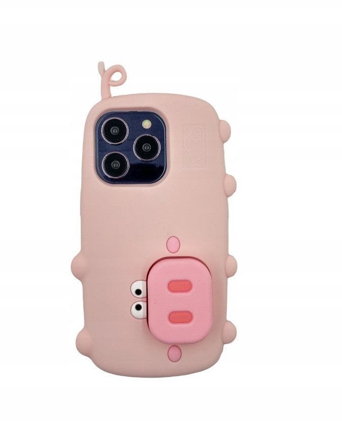 ETUI CASE 3D PIG Z PODSTAWKĄ IPHONE 13