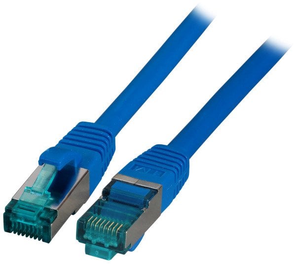 EFB Kabel RJ45 S/FTP, Cat.6A, LSZH, 7,5m, niebieski