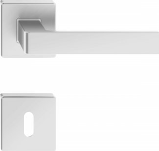 UN KLAMKA ERGO SREBRNA KWADRATOWY SZYLD NA KLUCZ ITALIAN LINE (1 SZT)