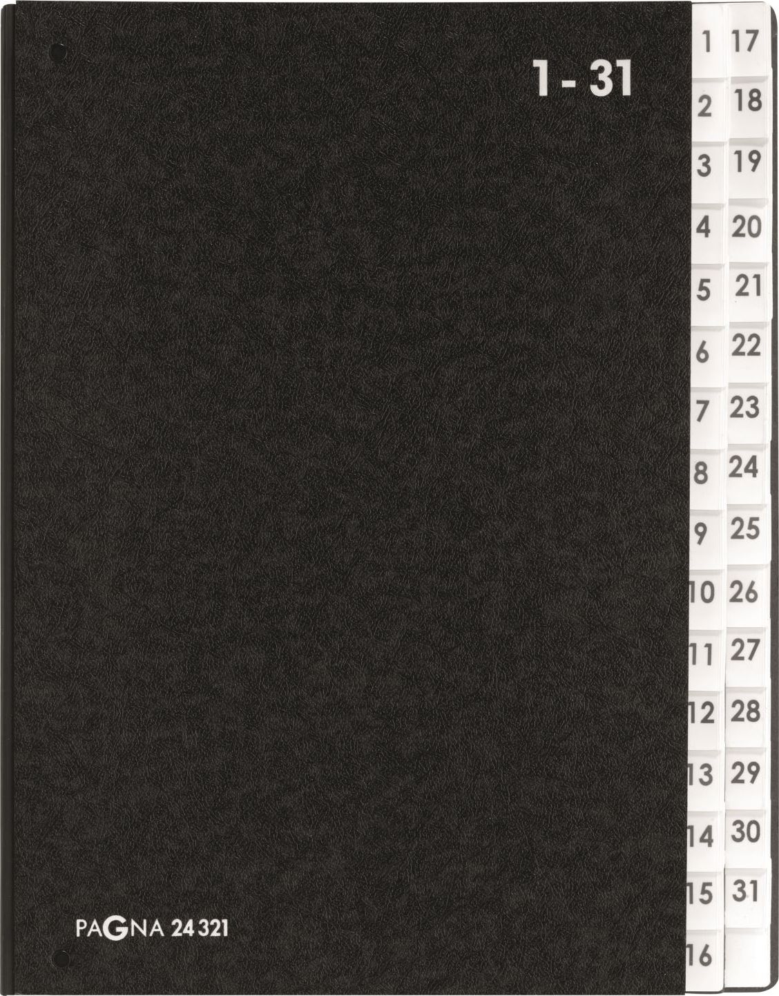 Pagna Teczka Pultordner Classic 32 Fächer 1-31 schwarz