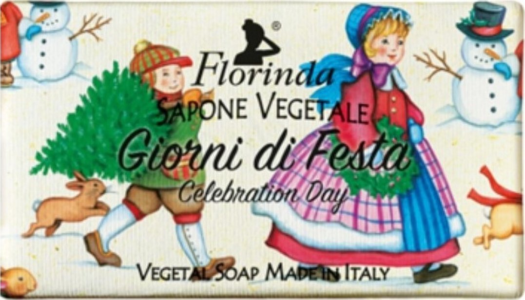 Florinda Xmas Mydło w kostce dzień świętowania 100g