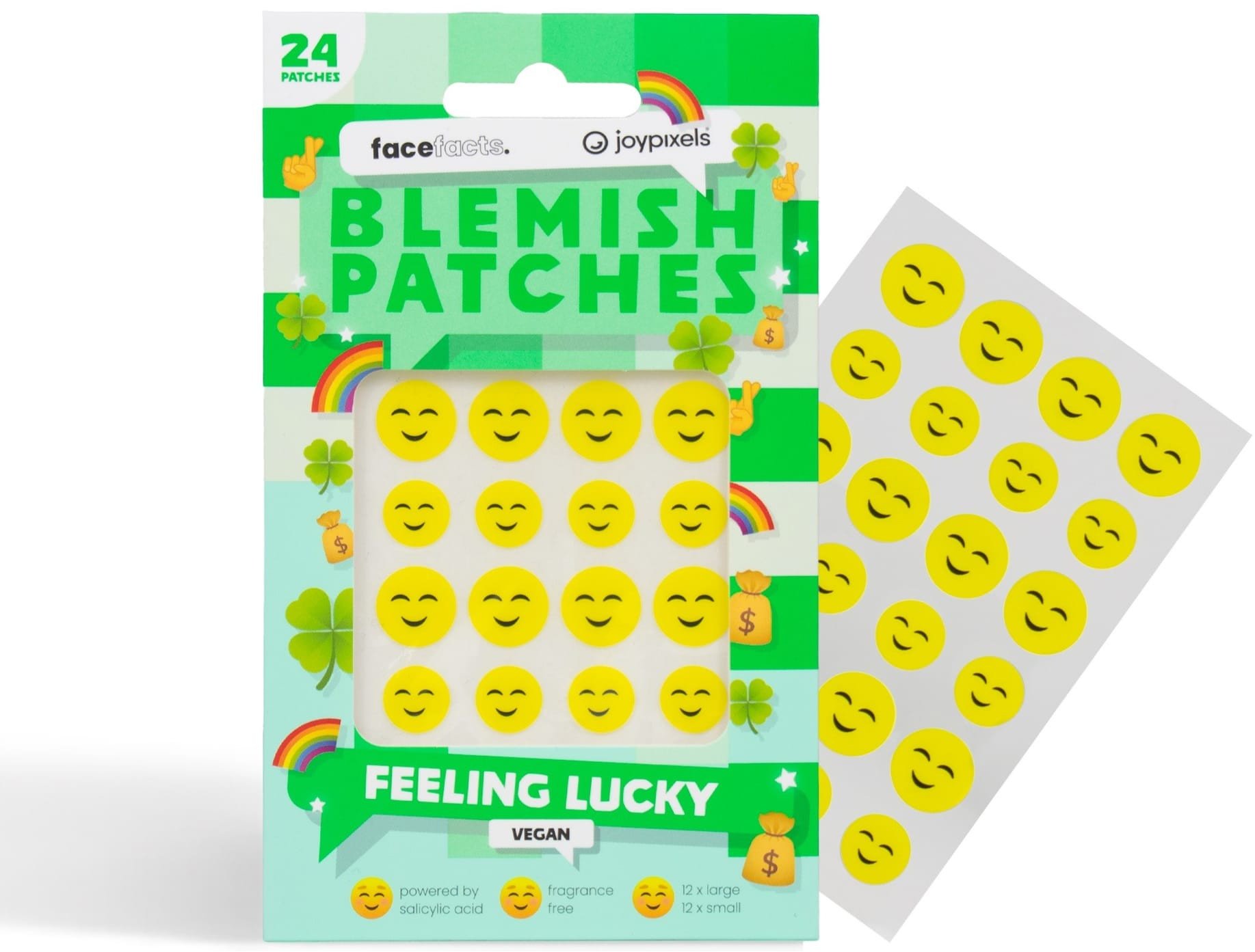 FACE FACTS Blemish Patches Joy Pixels Plastry na wypryski - Feeling Lucky 1op.-24szt