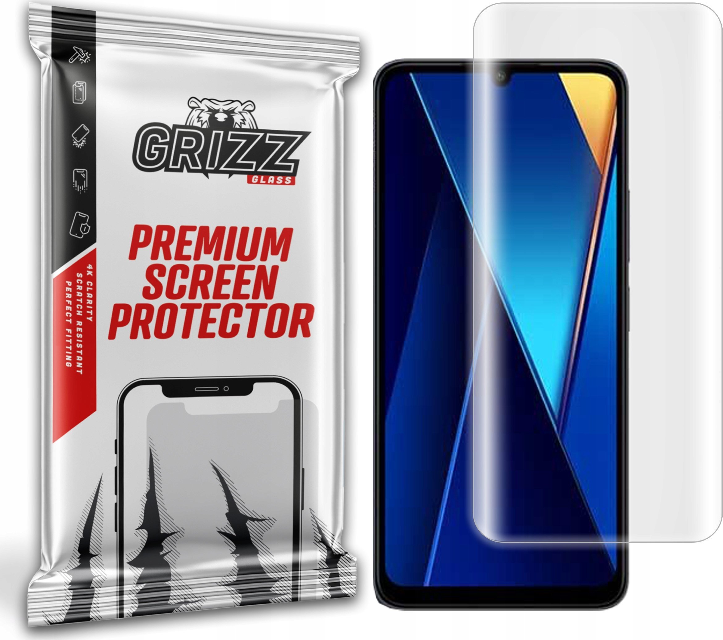 GrizzGlass Folia hydrożelowa GrizzGlass Hydrofilm do Xiaomi Poco C65