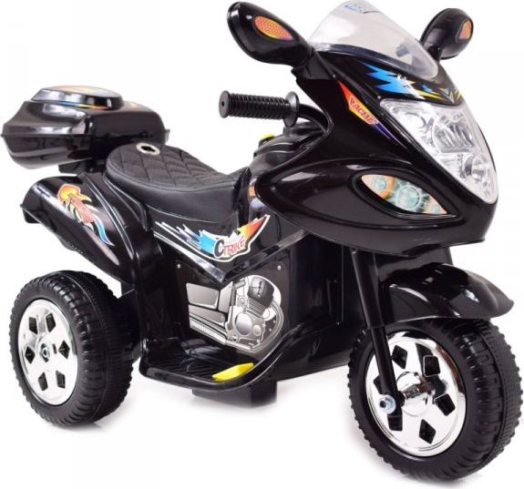 Super-Toys Motorek dla maluszka, dźwięki, światła, miękkie siedzenie/LL1188