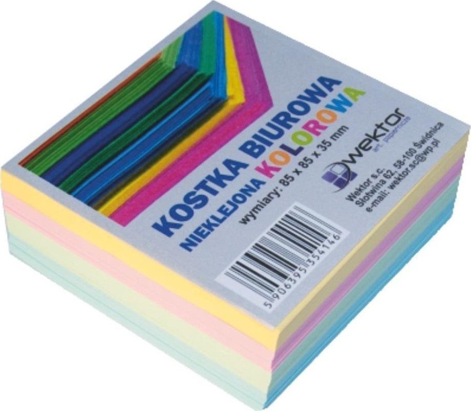 Wektor Kostka kolor 85x85mm 3,5cm