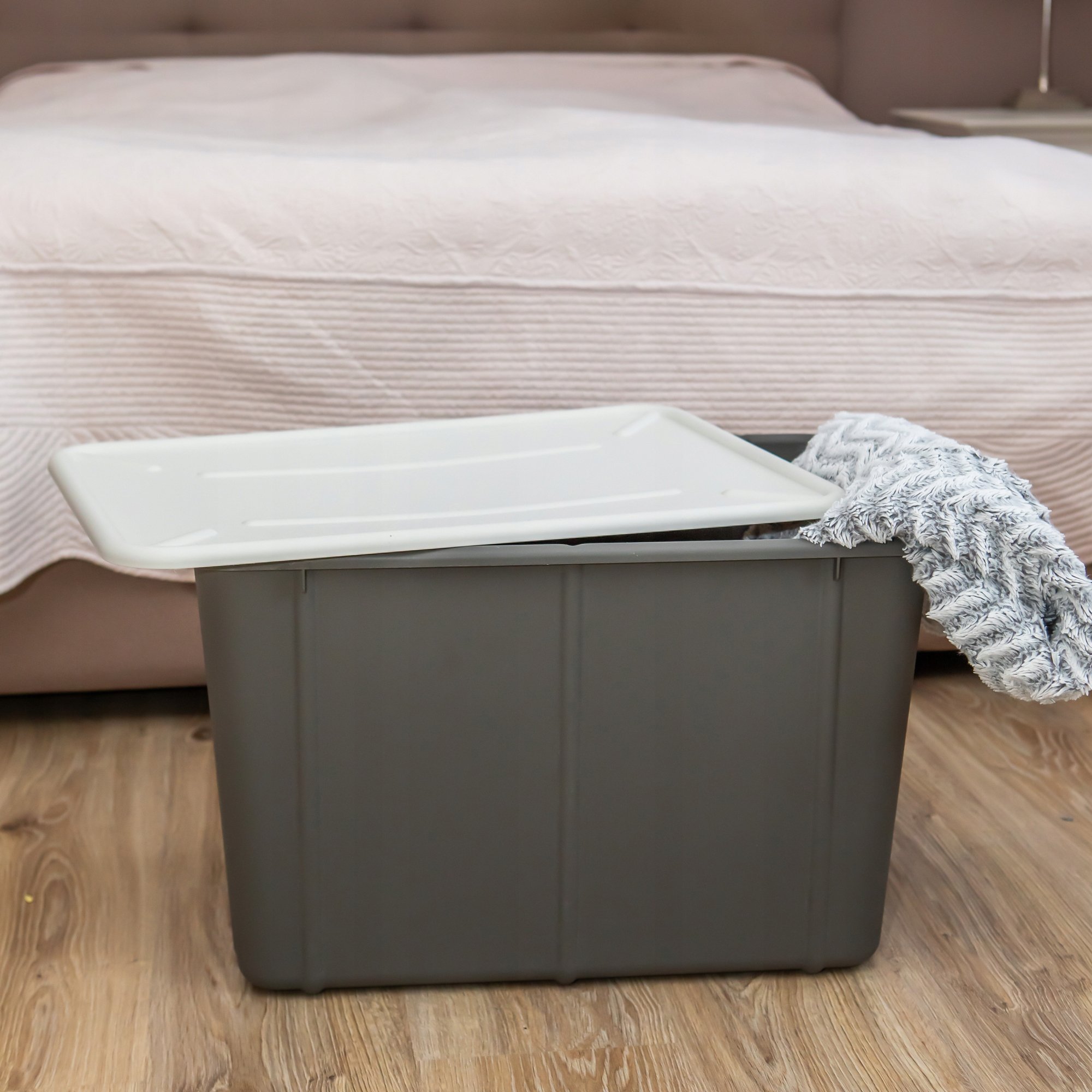 Pojemnik 60L BranQ Velur ciemnoszary