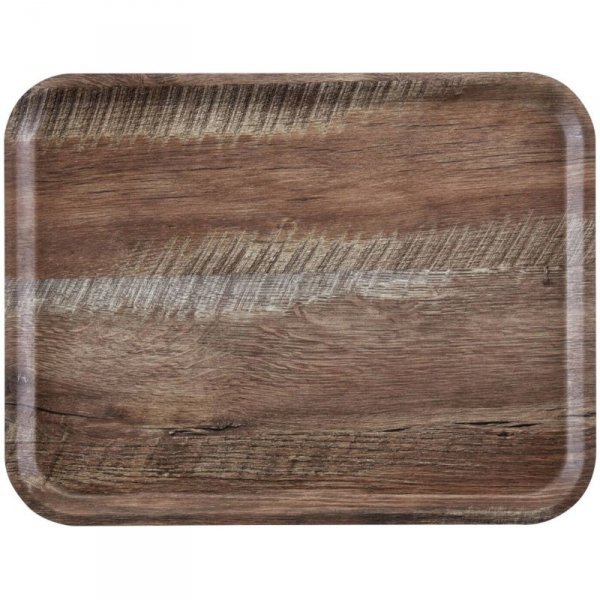 CAMBRO Taca kelnerska do serwowania Capri 37x53cm - ciemny dąb