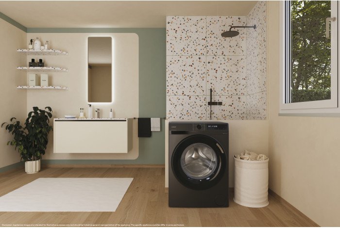 candy Pralka antracyt BR 47SBL8G-S