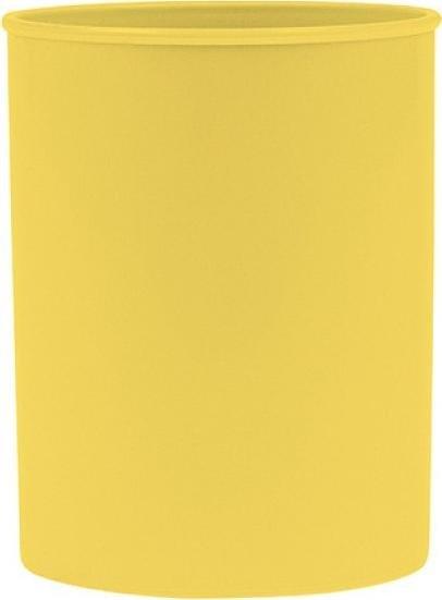 Donau Pojemnik na długopisy DONAU LIFE, pastel, 95x75mm, okrągły, żółty