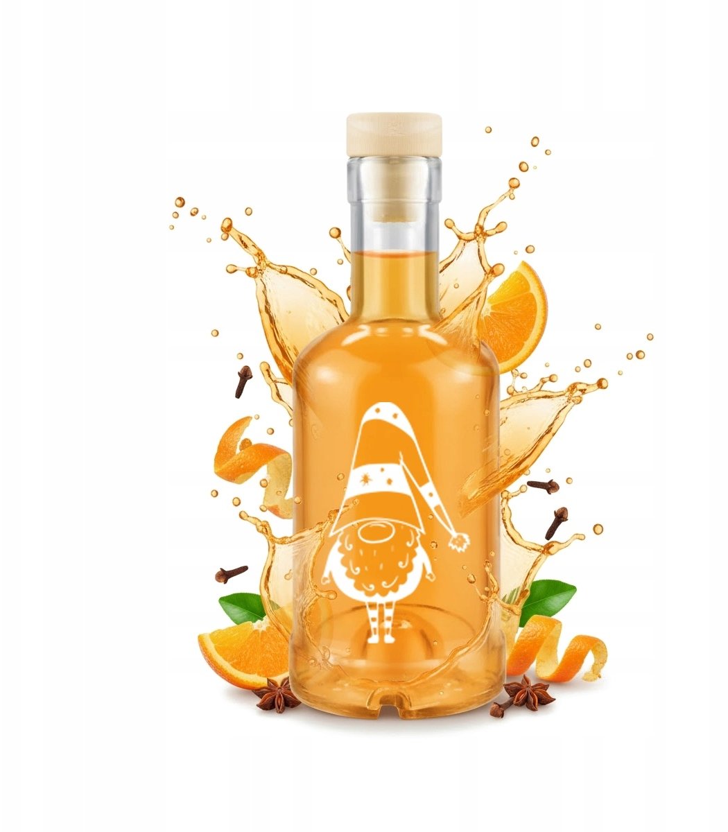 BUTELKA TADEK 250 ml NA PREZENT NALEWKI LIKIER SOK NADRUK ŚWIĄTECZNY