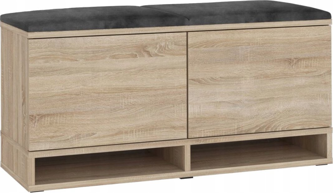 MartigoPlus Szafka na buty z siedziskiem sonoma KANSAS z półką