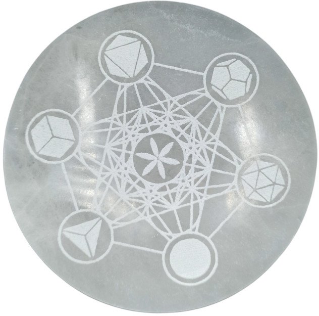 Płytka Selenitowa Duża - Święta Geometria