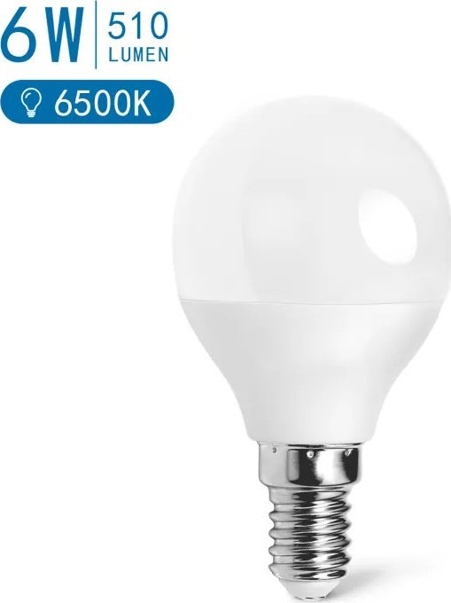 Aigostar Żarówka diodowa LED G45 E14 6W Żarówka diodowa LED G45 E14 6W