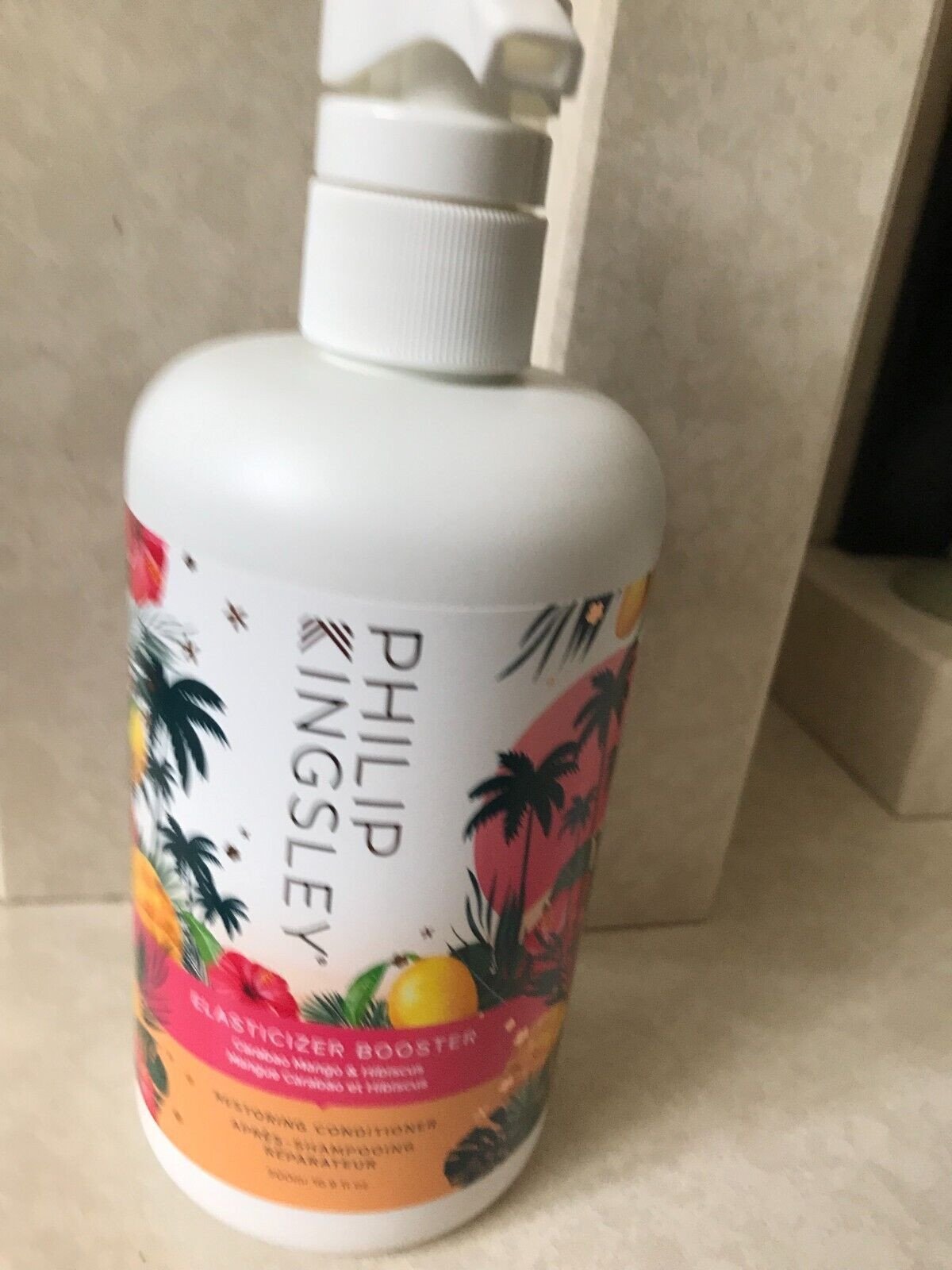 Philip Kingsley, Elasticizer Booster, Mango & Hibiscus, Hair Conditioner, Restorative, 500 ml For Women