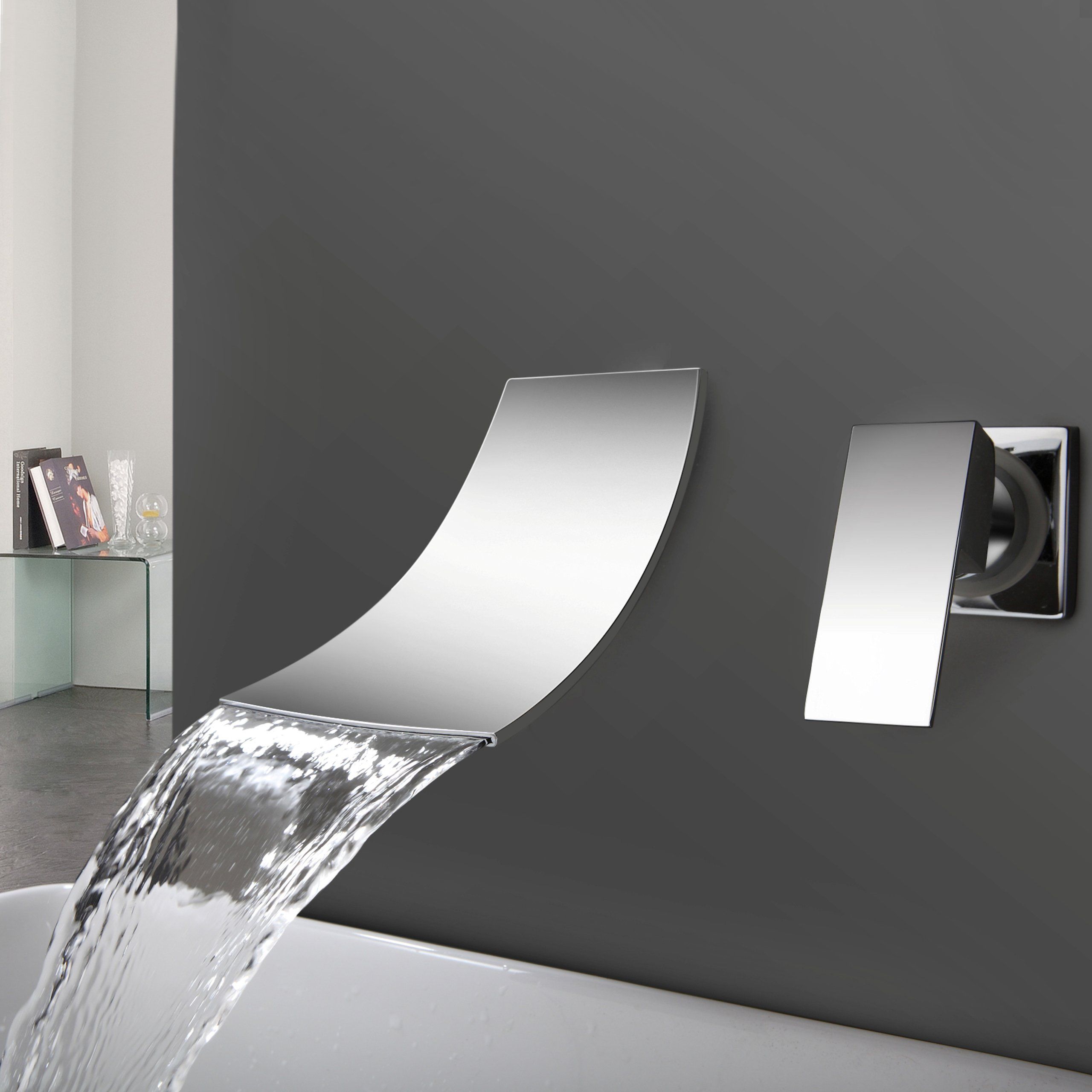 Bateria umywalkowa PDS stojąca chrom