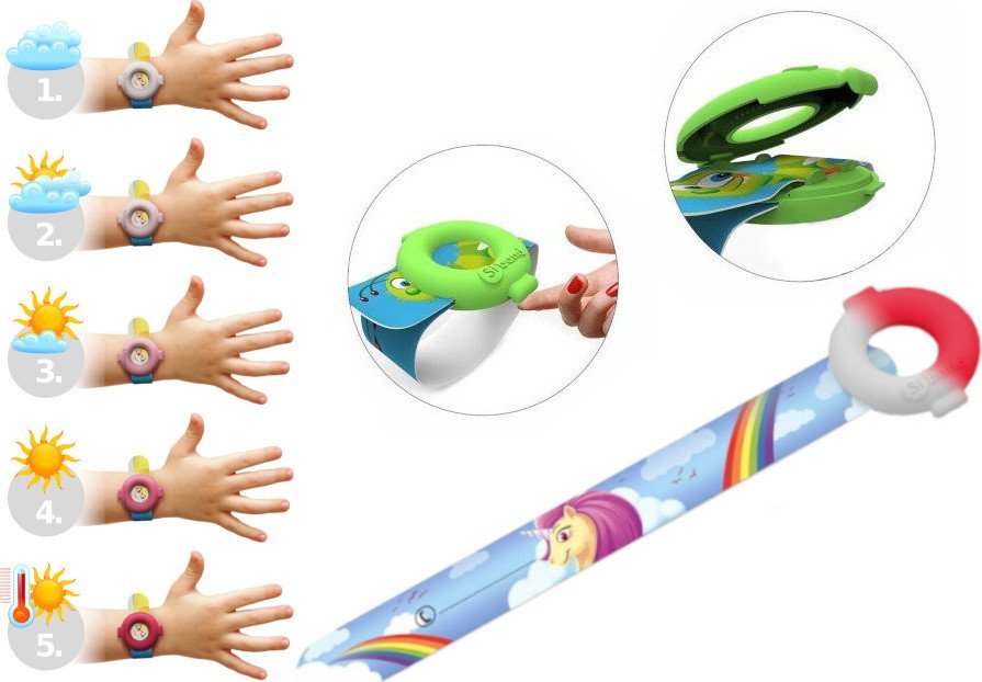 Siband Opaska identyfikacyjna dziecka UV wielorazowa