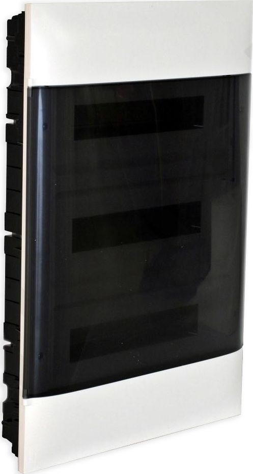 Legrand Rozdzielnica modułowa podtynkowa PRACTIBOX S 3x18 drzwi przezroczyste 137378
