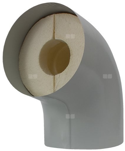 Kolano K-FLEX® PU z płaszczem PVC 20 x 42