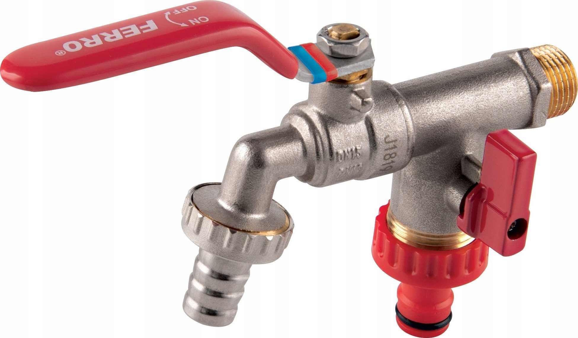 Ferro KCD2 ZAWÓR CZERP.KULOWY Z 2 PRZYŁ. 1", 3/4" FERRO // ZKC.25/20-COMFORT-FER