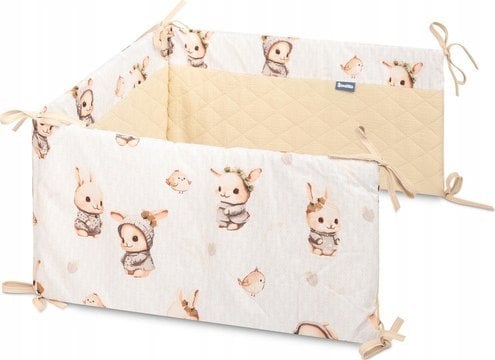 Sensillo OCHRANIACZ DO ŁÓŻECZKA MUŚLIN KRÓLICZKI BEŻOWE