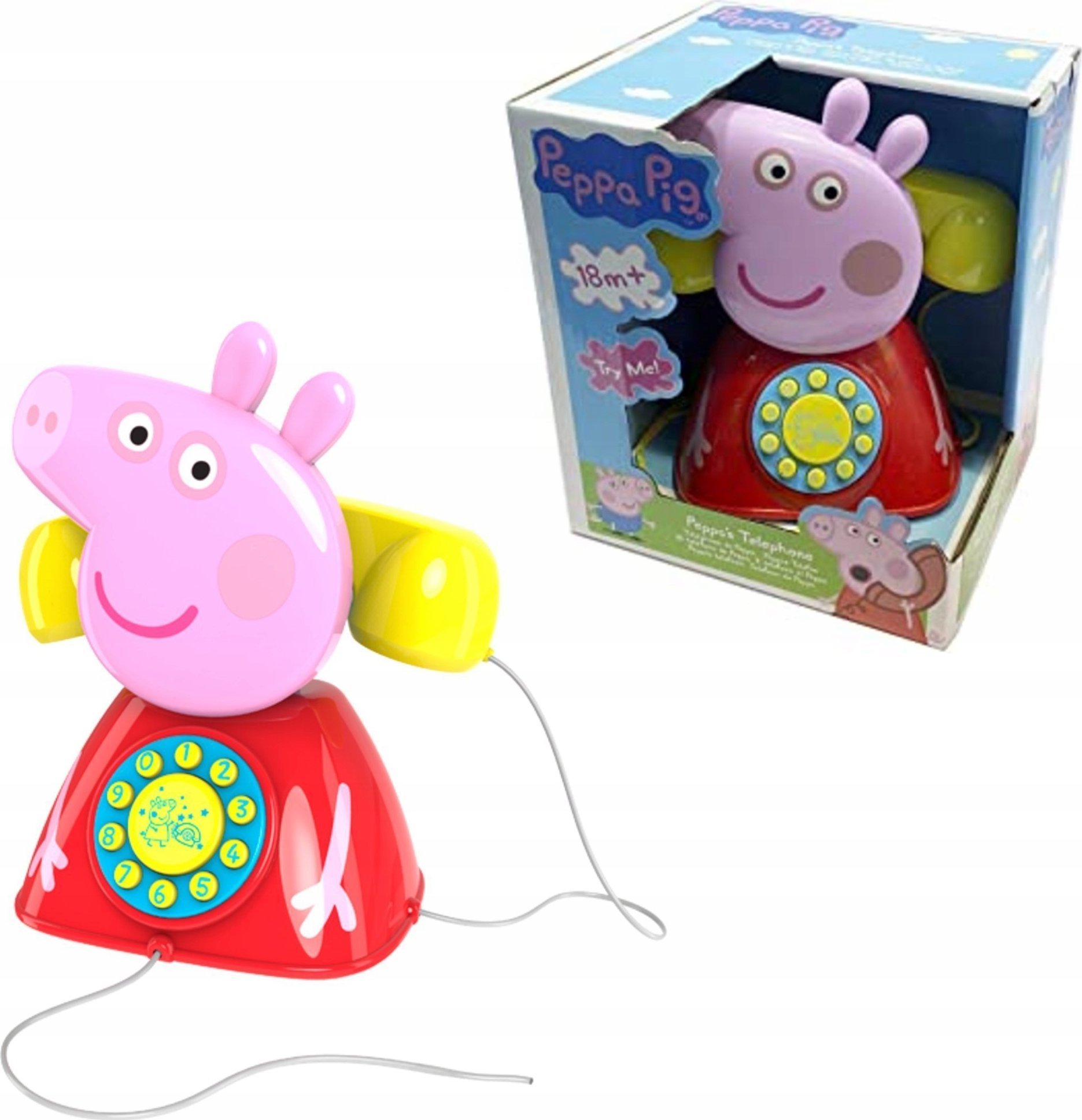 Świnka Peppa PEPPA PIG telefon gra i dzwoni 1684687 68714 /6