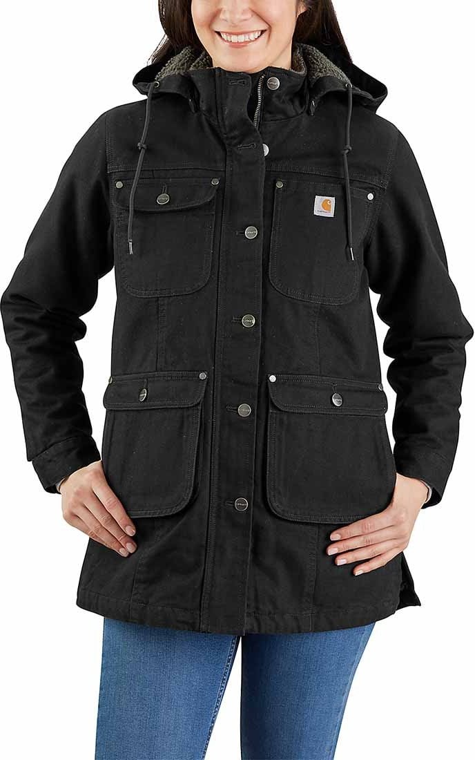 Płaszcz Carhartt Weathered Duck Black