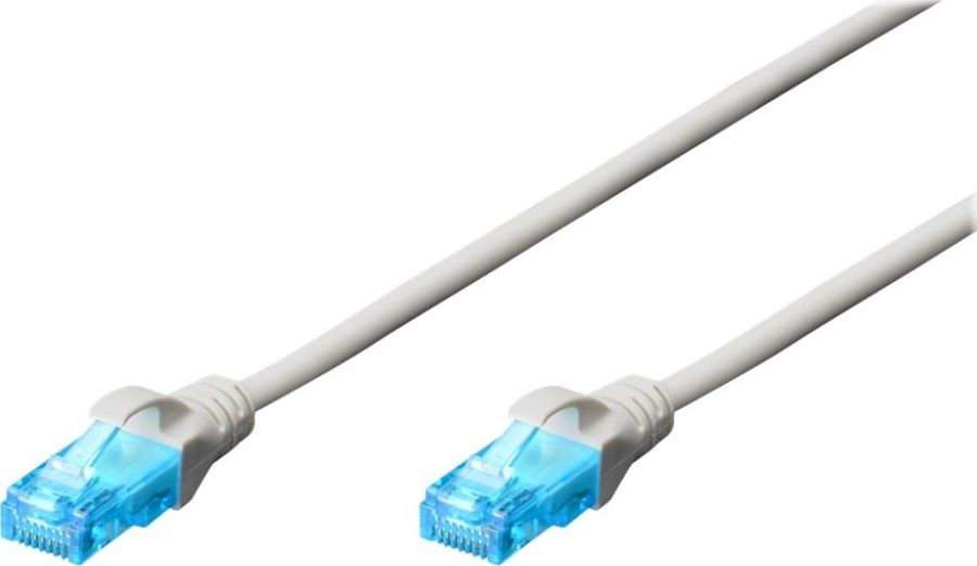 Digitus Patchcord UTP kat. 5e 0,25m PVC biały (DK-1512-0025/WH)