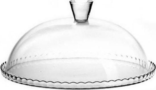 Pasabahce Patera Szklana 32 cm z Kloszem na Tort Ciasto uniwersalny