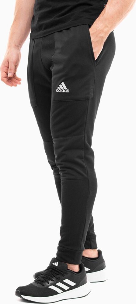 Adidas Spodnie męskie adidas Essentials BrandLove French Terry czarne HK0384 M