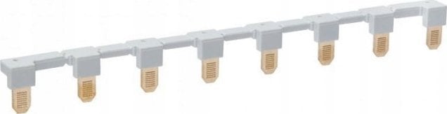 Relpol Mostek grzebieniowy 8-polowy szary do gniazd GZP80 i przekaźników PUSH-IN PI84, PI85, PI84P, PI85P - ZGZP80-8 GY 2616318