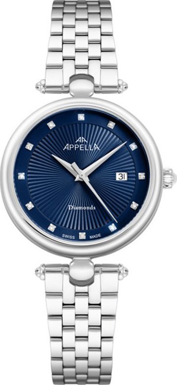Zegarek Acappella Zegarek damski Appella L50002.5145DQ srebrny
