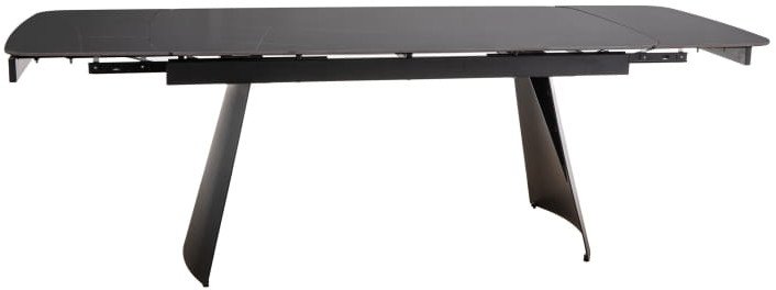 Stół rozkładany 160(240)X90 BACARDI ceramiczny czarny Signal