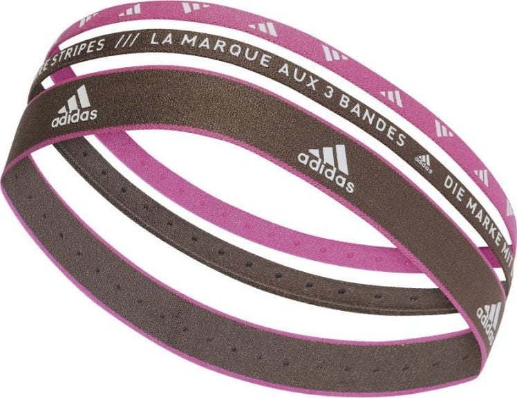 Adidas Opaski do włosów adidas Hairband 3PP IC6515