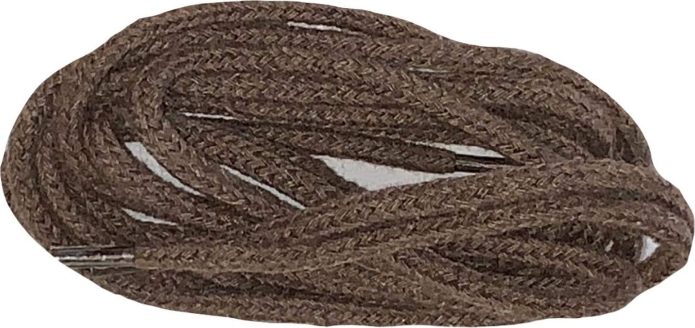 kufer-pasmanteria.pl Sznurowadła okrągłe bawełniane 90 cm Brązowe