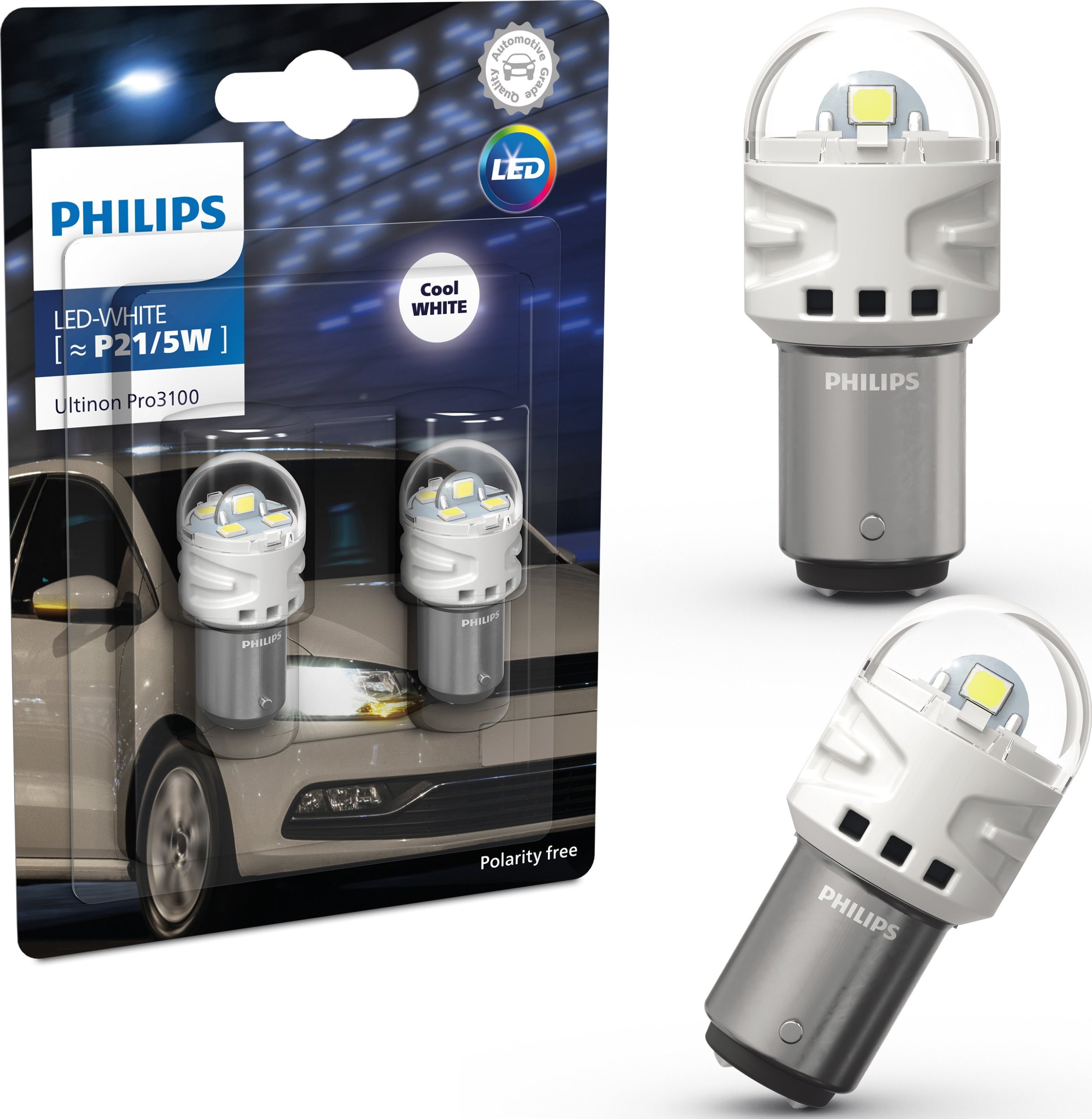 Osram Żarówki LED PHILIPS Ultinon Pro3100 P21/5W 6000K