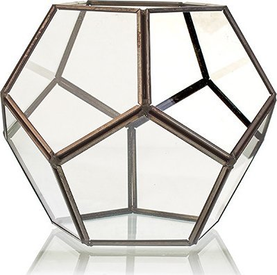 Tajemniczy ogród Szklane Terrarium Geometryczne - Ośmiobok