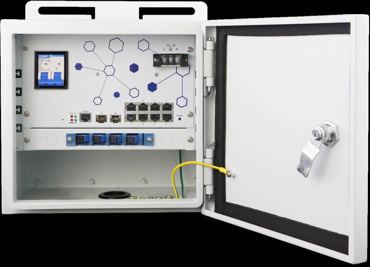 Switch LevelOne Switch 10x GE OSW-1061, 8x Outputs 802.3at/af PoE