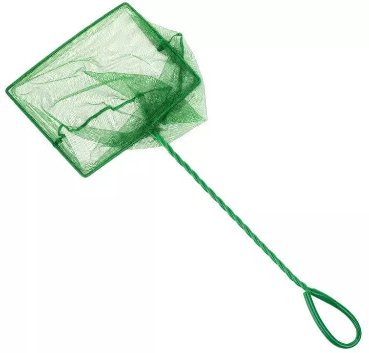 Aquael siatka do łapania ryb zielona PVC i tkanina siatkowa, 20 x 15 cm x 35 cm