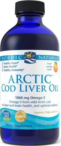 Nordic naturals NORDIC NATURALS_Arctic Cod Liver Oil suplement diety 237ml