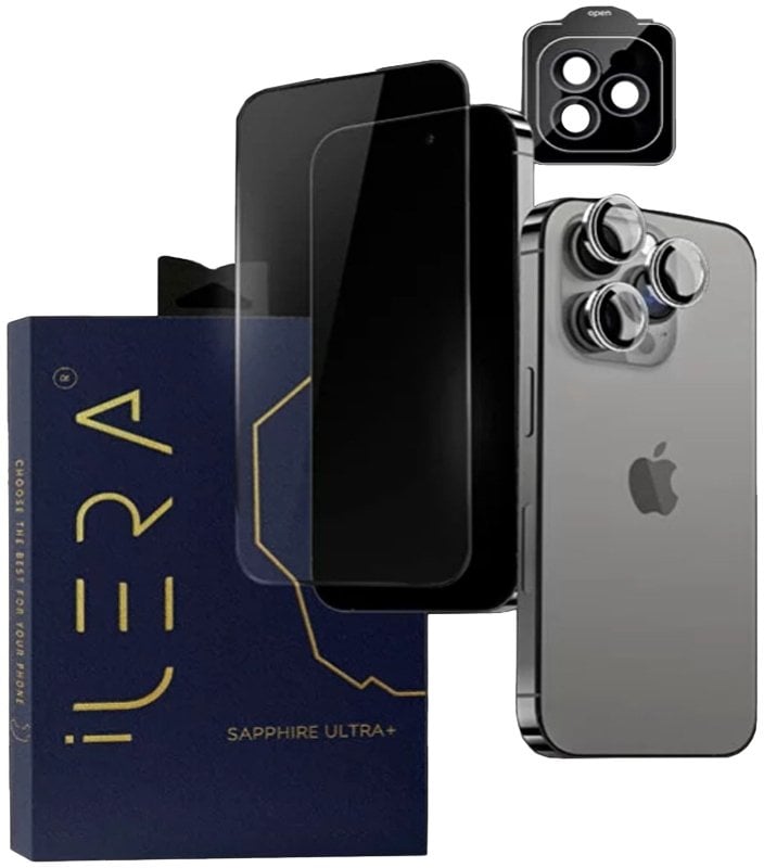 iLera Sapphire Ultra + Glass Szkło ochronne do iPhone iPhone 16 Pro
