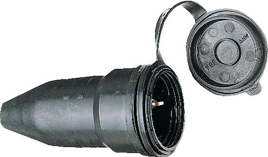 Brennenstuhl Gniazdo przenośne gumowe z/u 16A 230V IP44 (1082054)