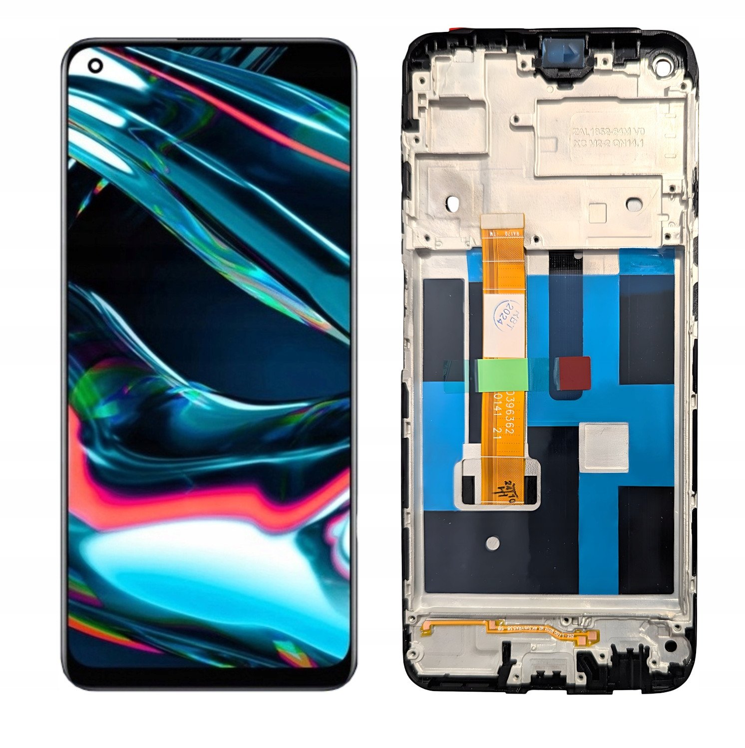 WYŚWIETLACZ EKRAN LCD DO REALME 7 4G RMX2155 RAMKA