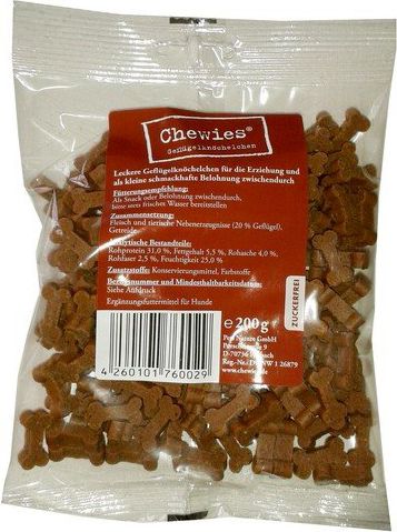 Chewies Kosteczki drób 200g