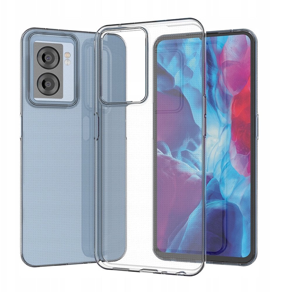 Ultra Clear 0.5mm etui Oppo A57 5G / A57 / A77 5G / A77 / K10 5G, Realme V23 5G / Narzo 50 5G / Q5i 5G cienki pokrowiec przezroczyste