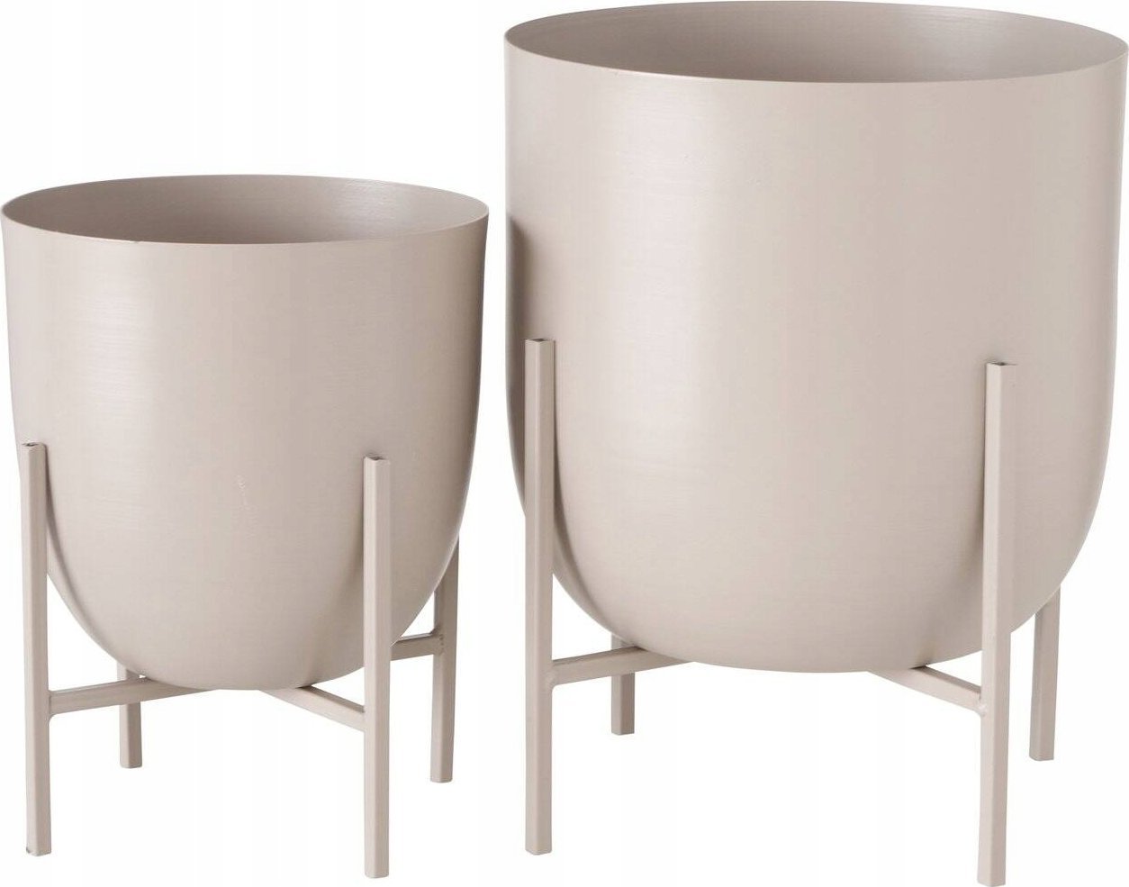 Boltze Komplet osłonek na doniczkę z metalu KILANA, 2 sztuki