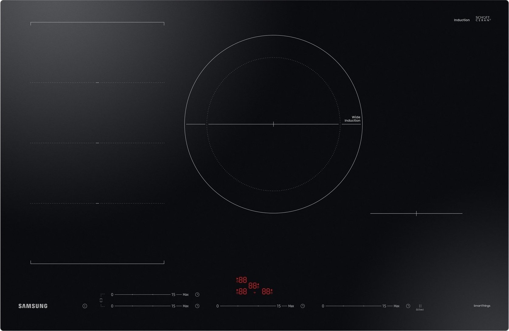 Płyta grzewcza Samsung Płyta indukcyjna Samsung NZ84C6057FK FlexZonePlus