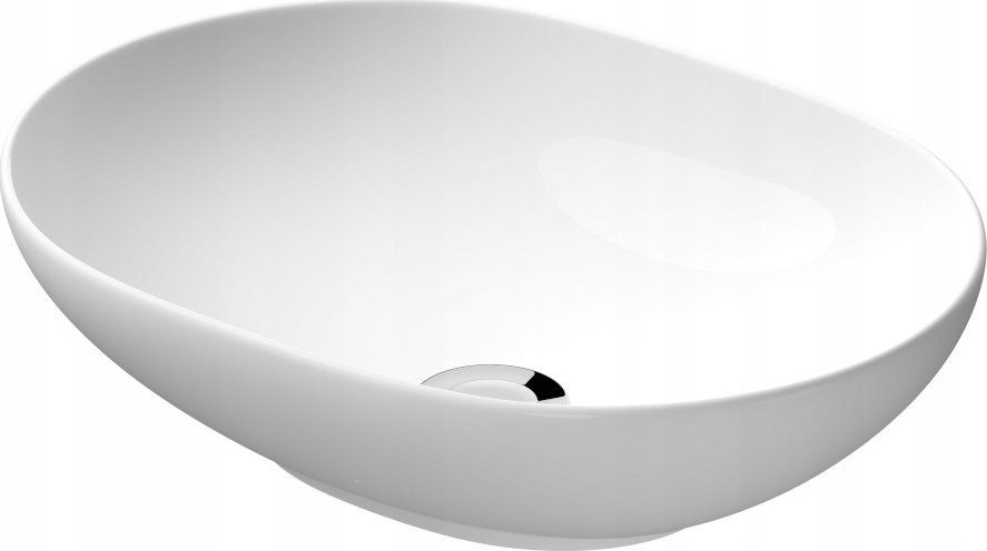 Umywalka K711-003/ MITO BY CERSANIT/ SAVIO/ UMYWALKA 50 NABLATOWA OKRĄGŁA BOX