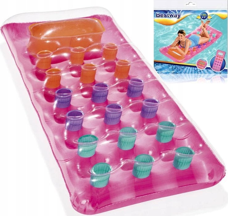 Bestway dmuchany materac z okienkiem 188x71 43040