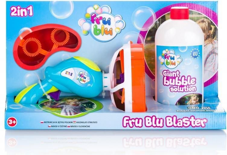 Tm Toys Bańki Mydlane Fru Blu Zestaw Miotacz baniek + płyn 0.5l